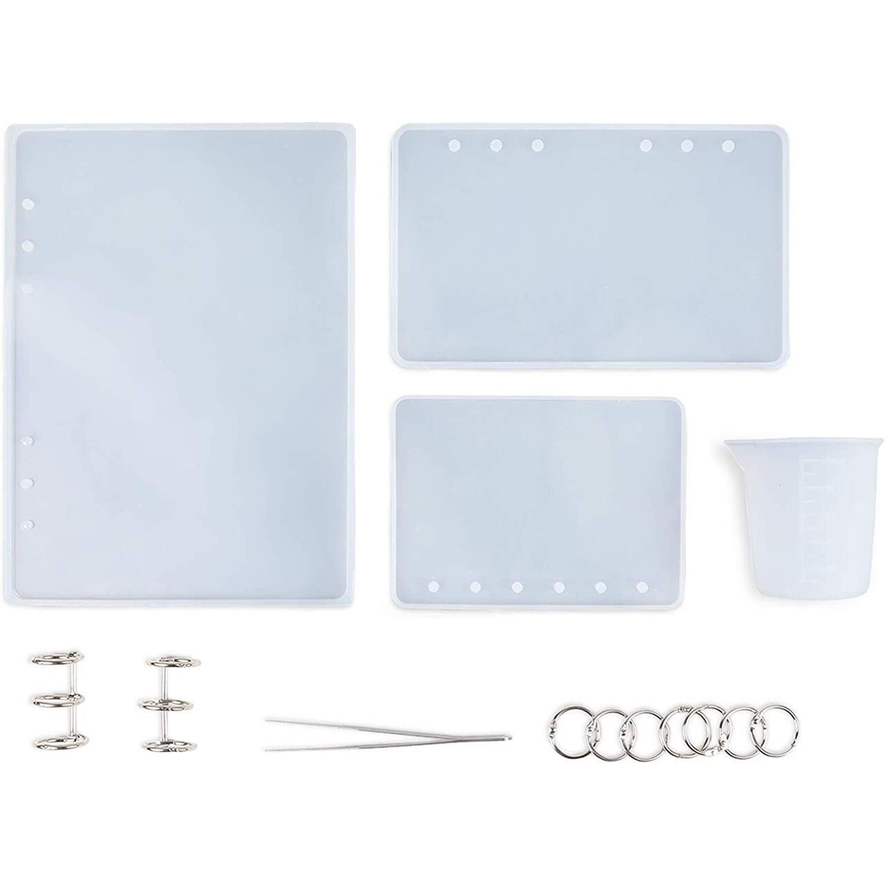 Notebook Cover Epoxy Resin Casting Kit for A5, A6, A7 Covers (13 Pieces)